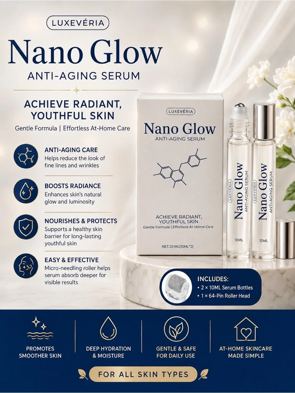Luxevéria Nano Glow Anti-Aging Serum 20ml